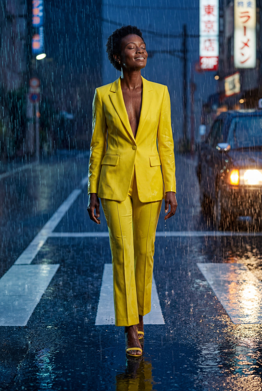 Elcevi | Single-breasted Tailored Blazer and Trouser Set