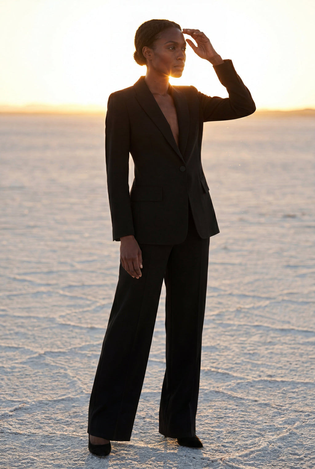 Elcevi | Single-breasted Tailored Blazer and Trouser Set