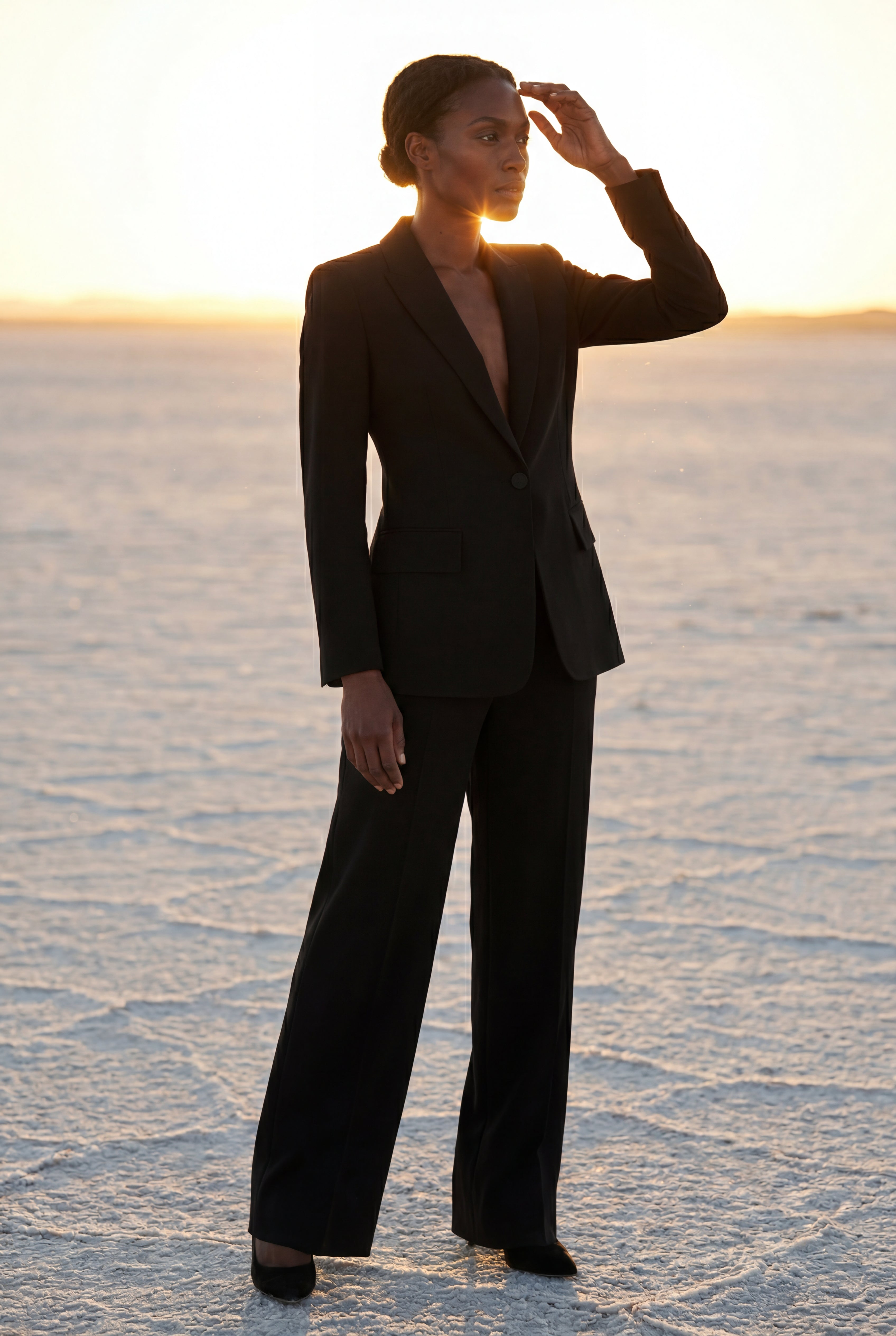 Elcevi | Single-breasted Tailored Blazer and Trouser Set