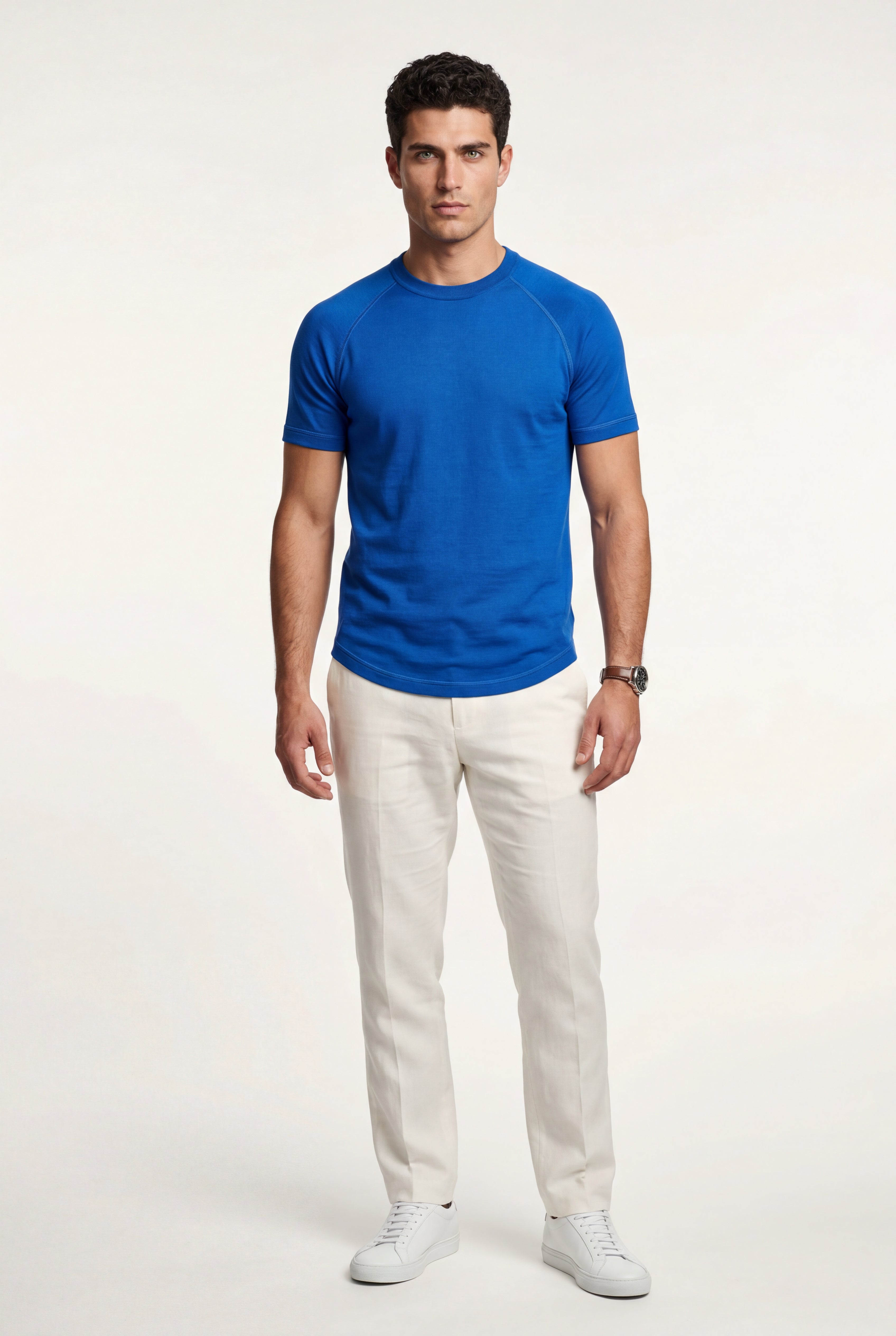 Kian | Slim Fit Crew Neck Short Sleeve Tee