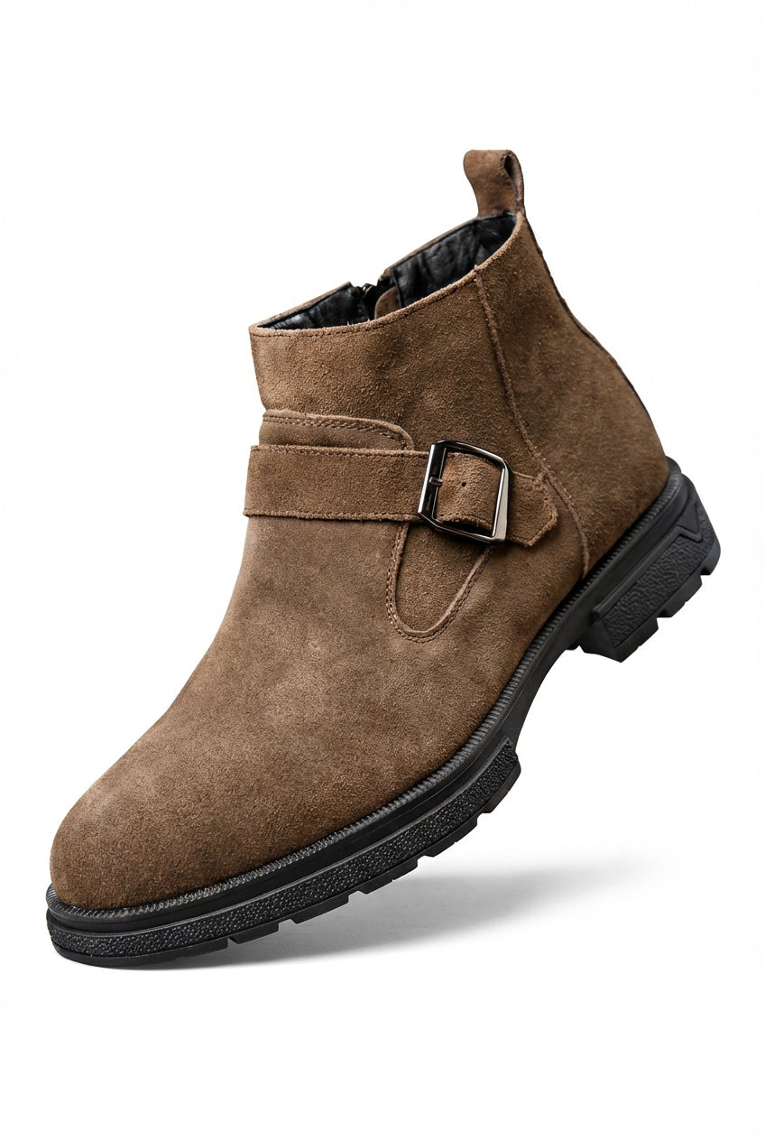 Josip | Adjustable Buckle Strap Ankle Boots