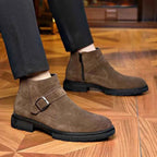 Josip | Adjustable Buckle Strap Ankle Boots