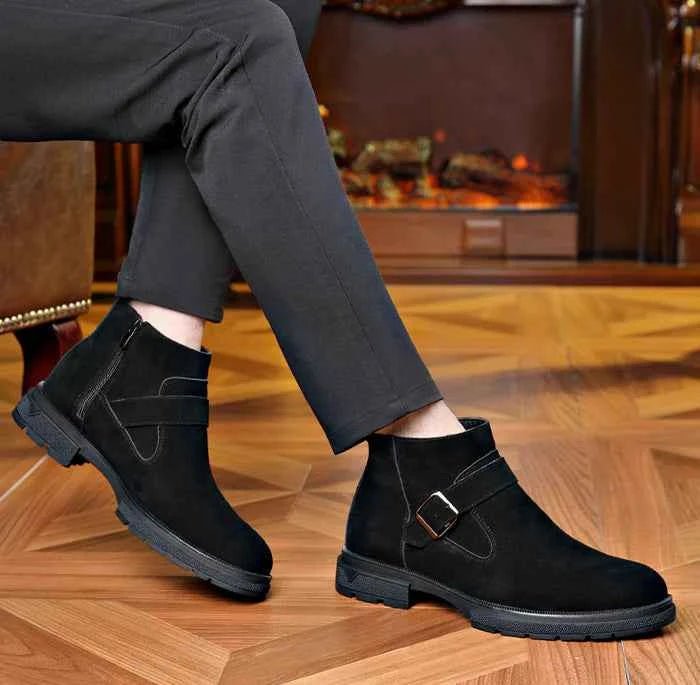 Josip | Adjustable Buckle Strap Ankle Boots