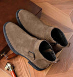 Josip | Adjustable Buckle Strap Ankle Boots