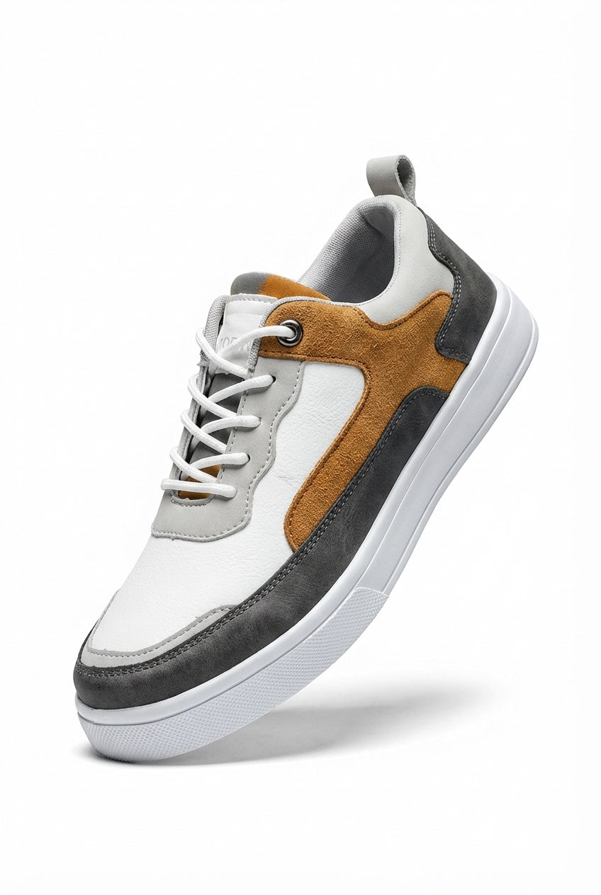 Gio | Color-block Low-top Lace-up Sneakers