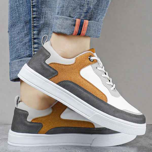 Gio | Color-block Low-top Lace-up Sneakers