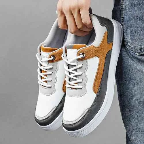 Gio | Color-block Low-top Lace-up Sneakers