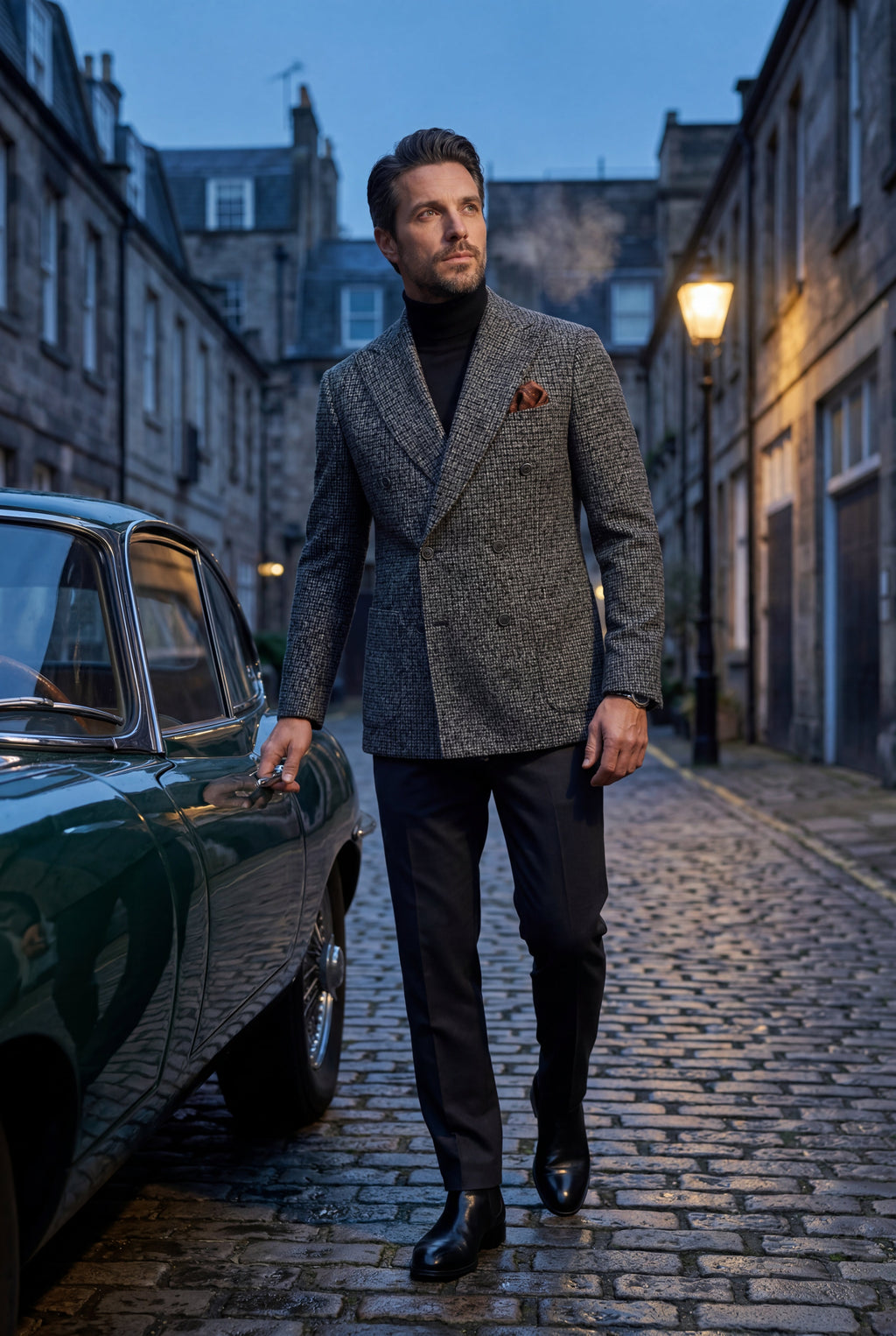 Liam | Double-breasted Peak Lapel Blazer