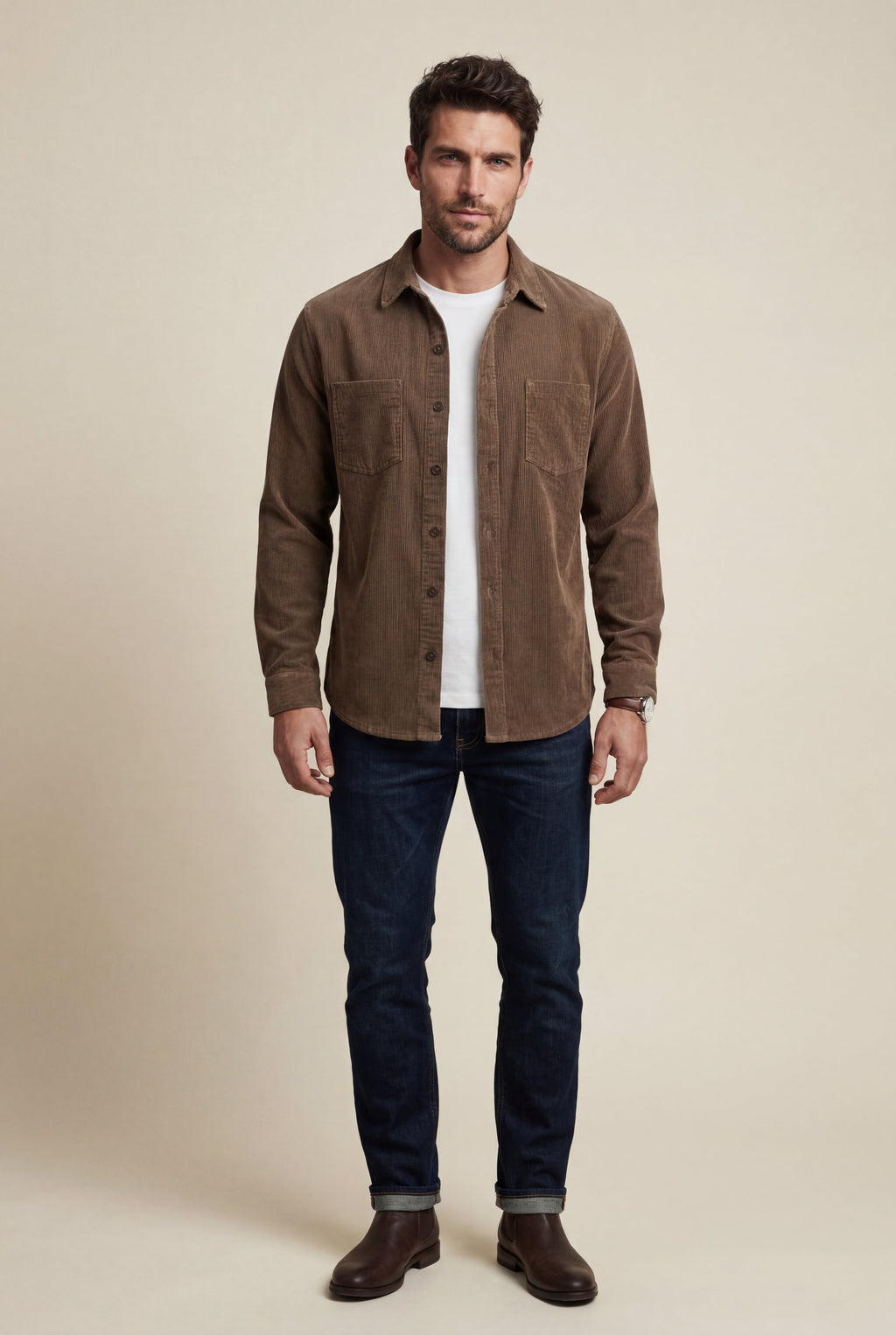 Liam | Double Chest Pocket Shirt Jacket