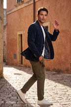 Liam | Fine Wale Tailored Single-breasted Blazer