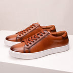 Liam | Low Top Minimalist Sneakers with Padded Collar