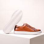 Liam | Low Top Minimalist Sneakers with Padded Collar