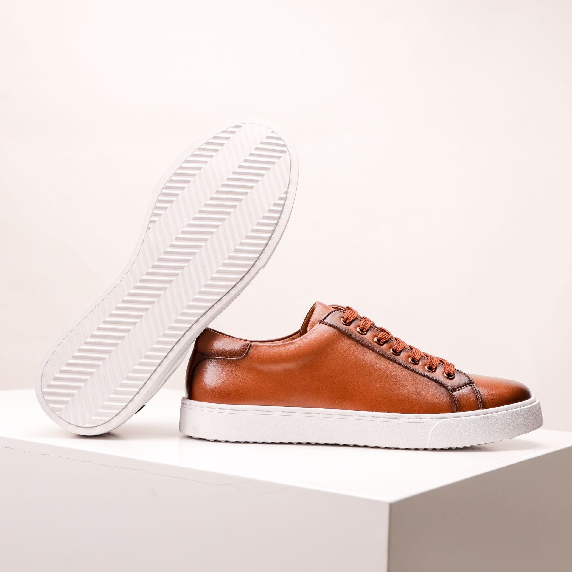 Liam | Low Top Minimalist Sneakers with Padded Collar