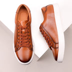 Liam | Low Top Minimalist Sneakers with Padded Collar