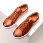 Liam | Low Top Minimalist Sneakers with Padded Collar