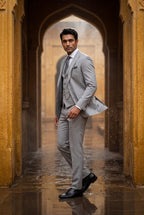 Liam | Notch Lapel Tailored Three-piece Suit