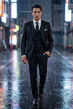 Liam | Notch Lapel Tailored Three-piece Suit