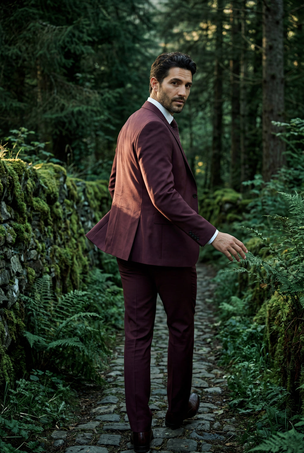 Liam | Notch Lapel Tailored Three-piece Suit