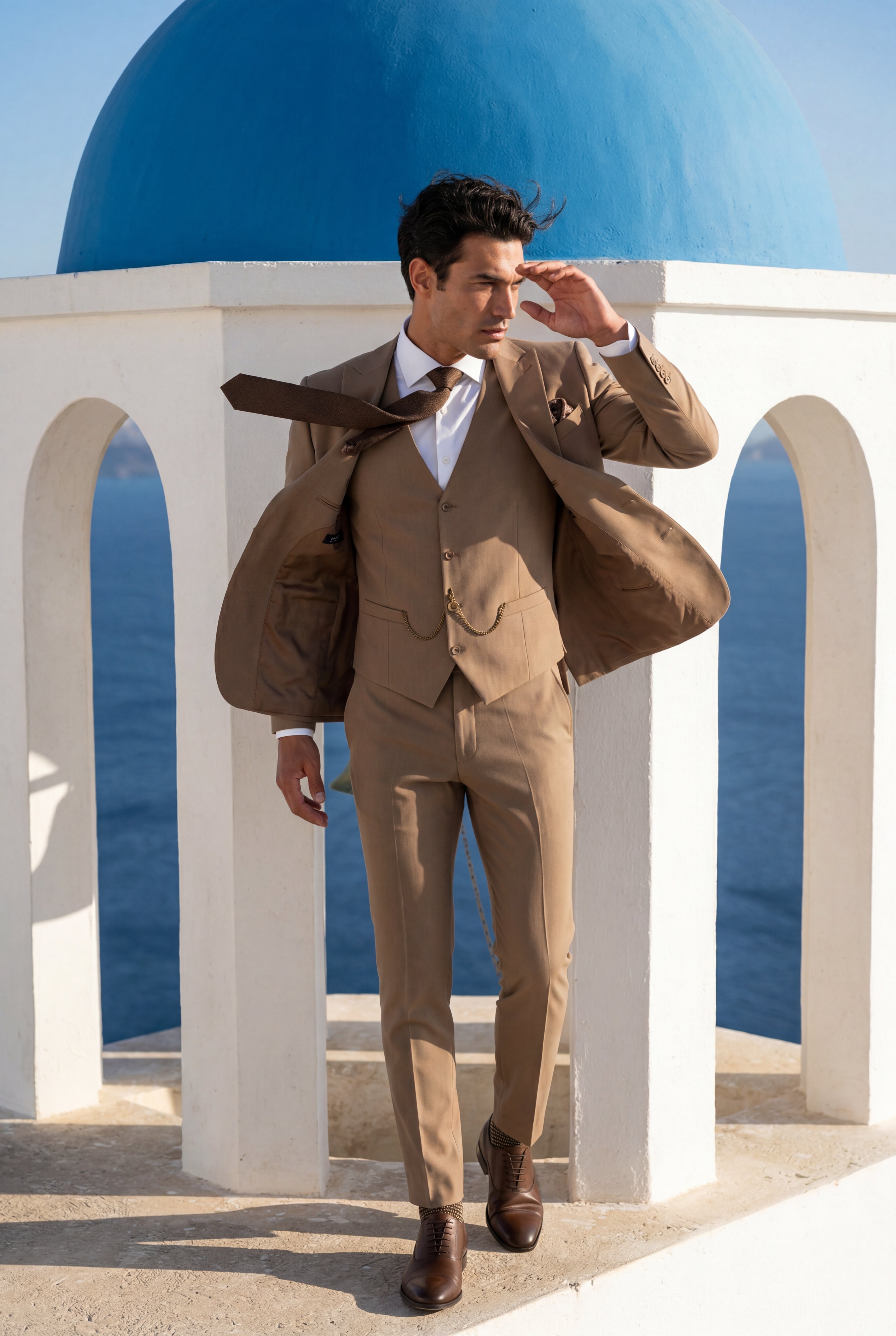 Liam | Notch Lapel Tailored Three-piece Suit