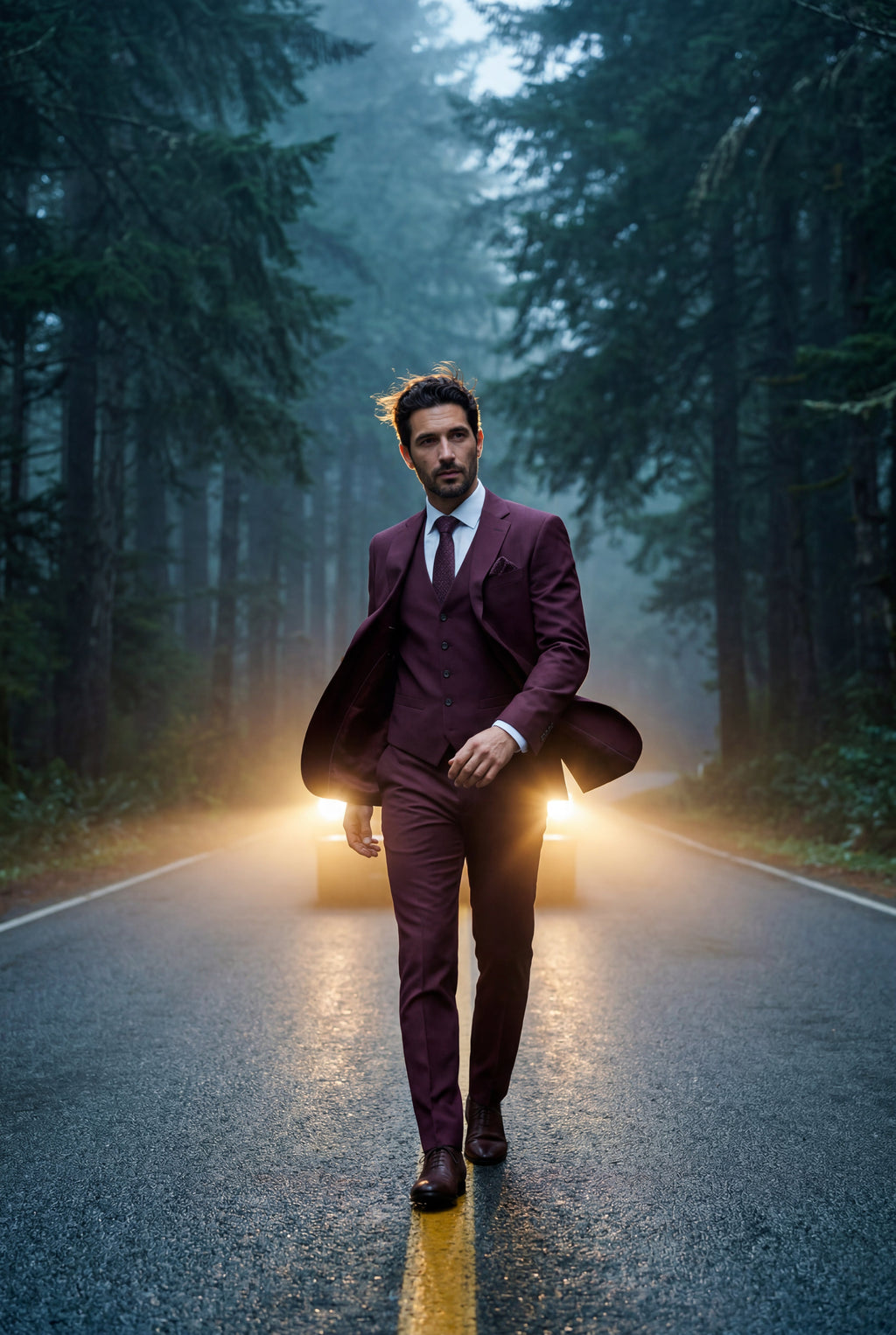 Liam | Notch Lapel Tailored Three-piece Suit