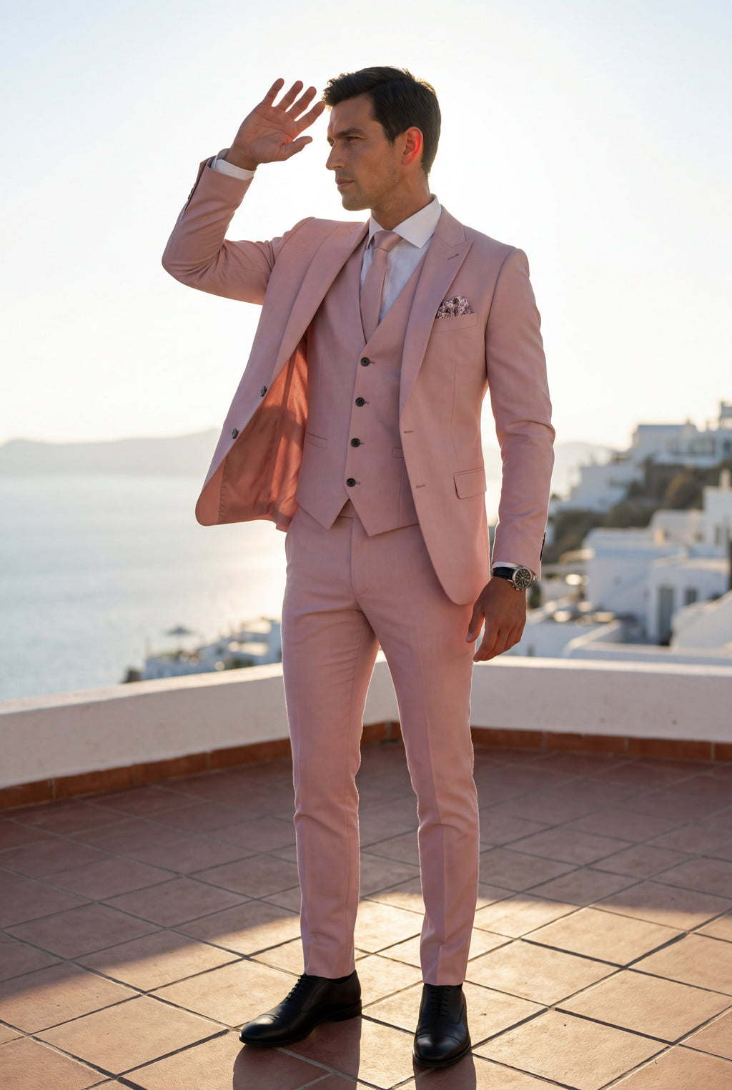 Liam | Notch Lapel Tailored Three-piece Suit
