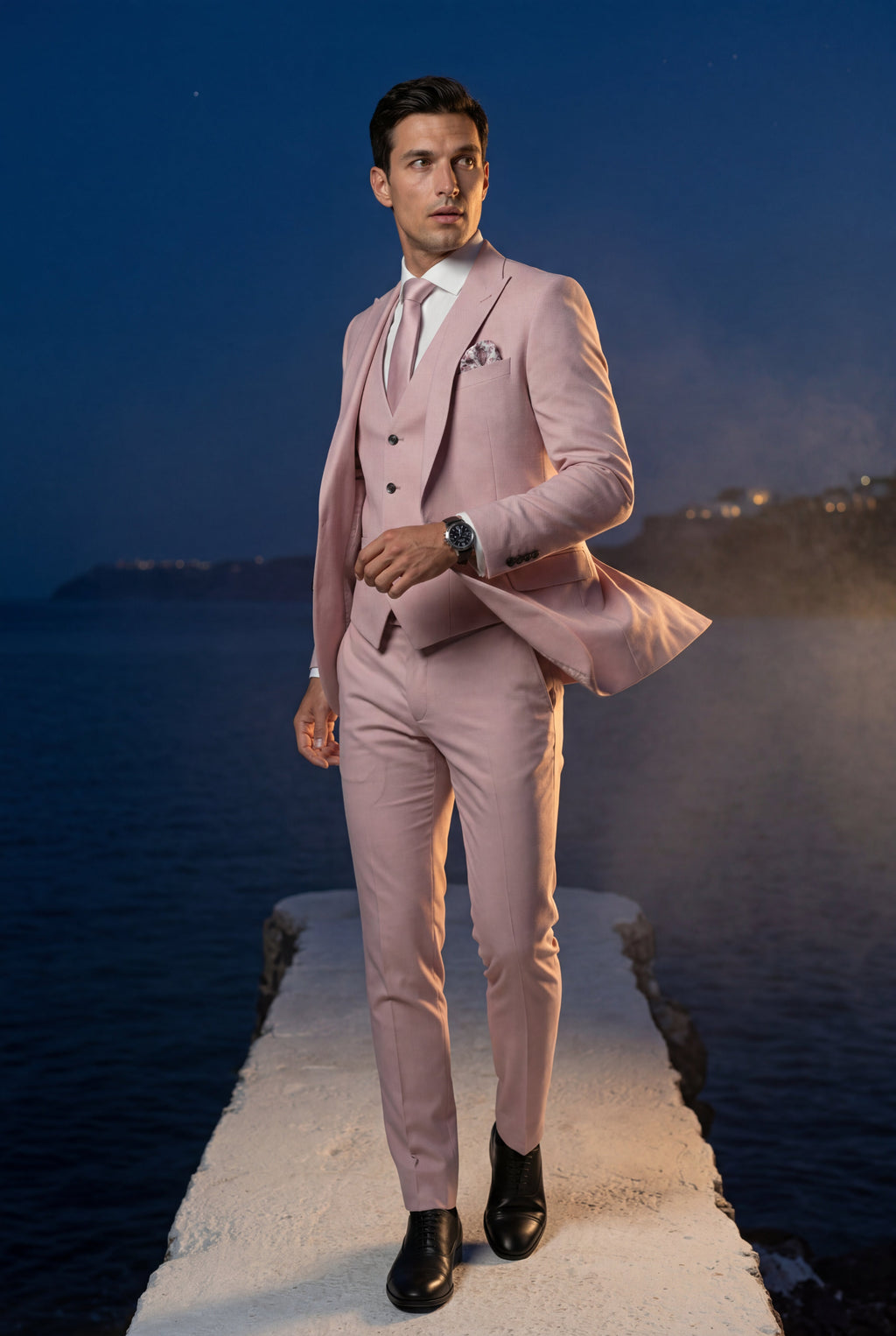 Liam | Notch Lapel Tailored Three-piece Suit