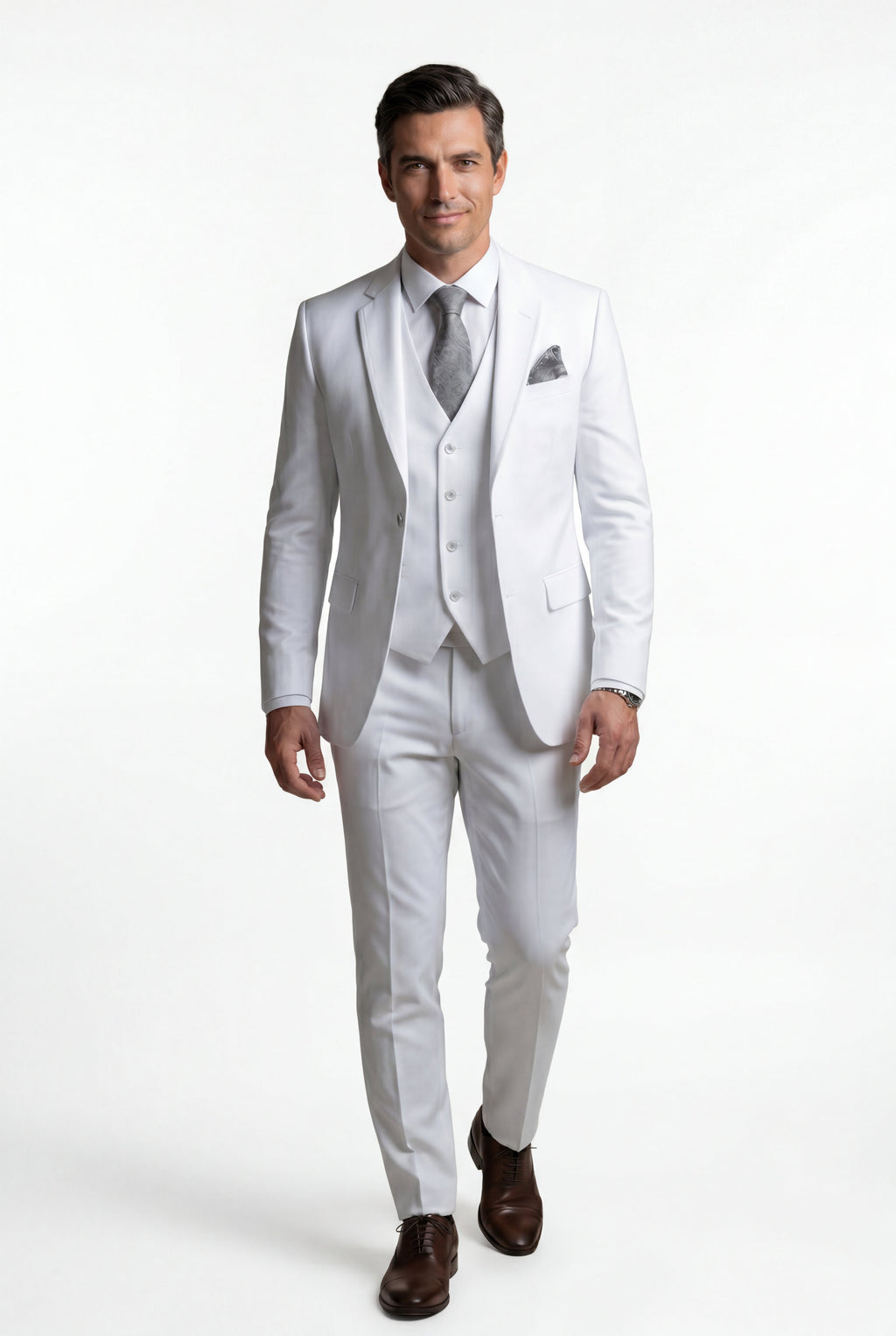 Liam | Notch Lapel Tailored Three-piece Suit