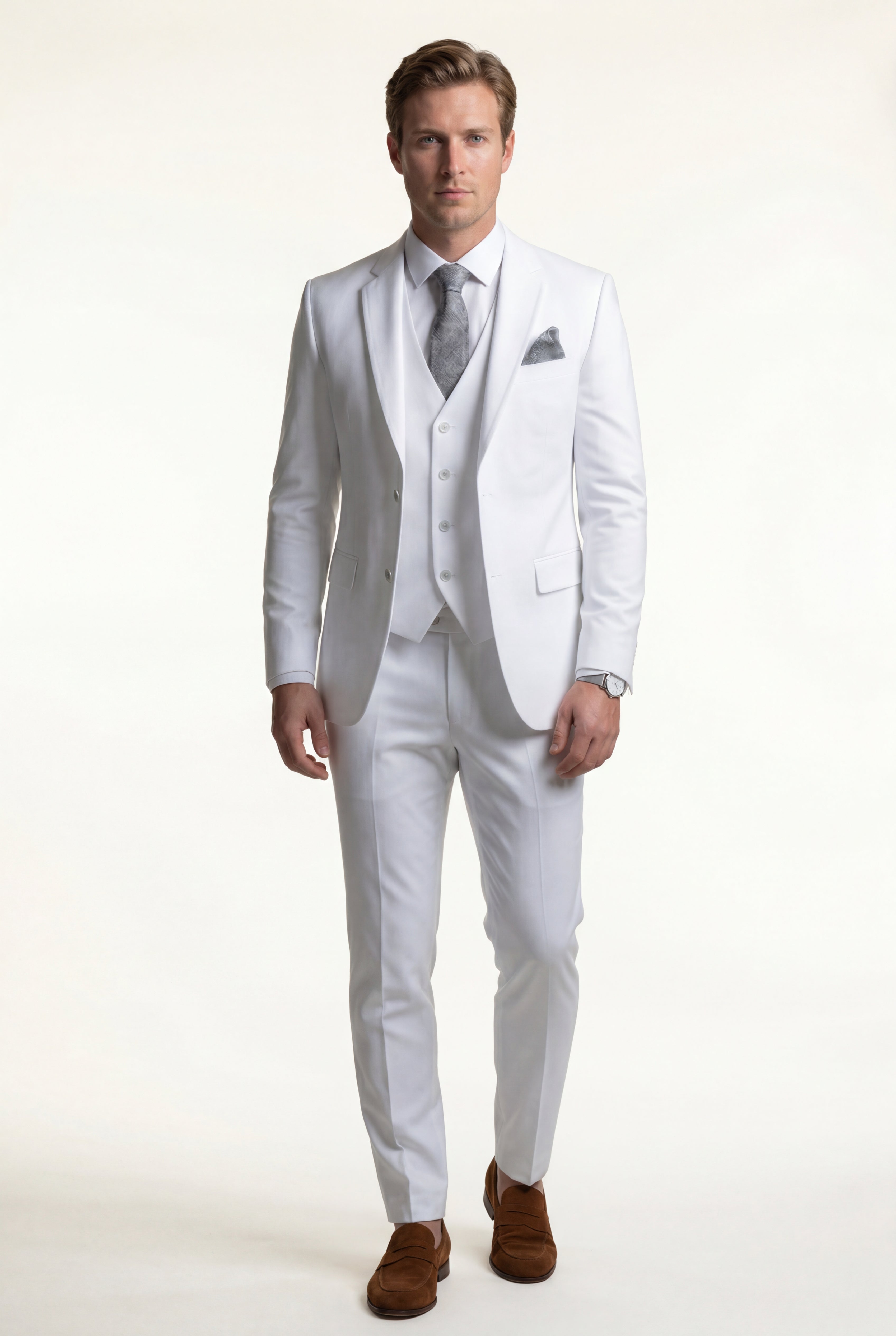Liam | Notch Lapel Tailored Three-piece Suit