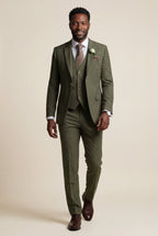 Liam | Notch Lapel Tailored Three-piece Suit