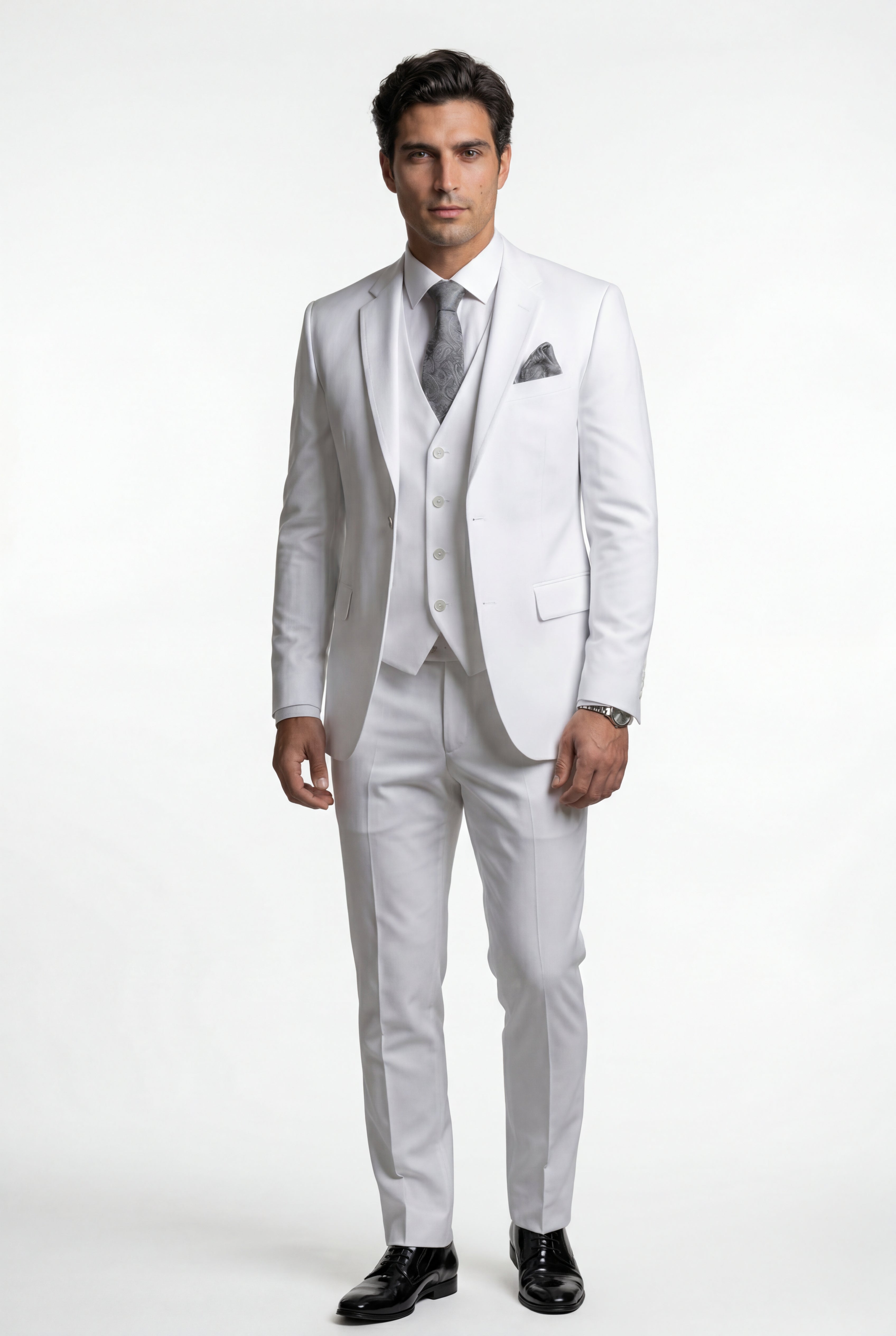 Liam | Notch Lapel Tailored Three-piece Suit