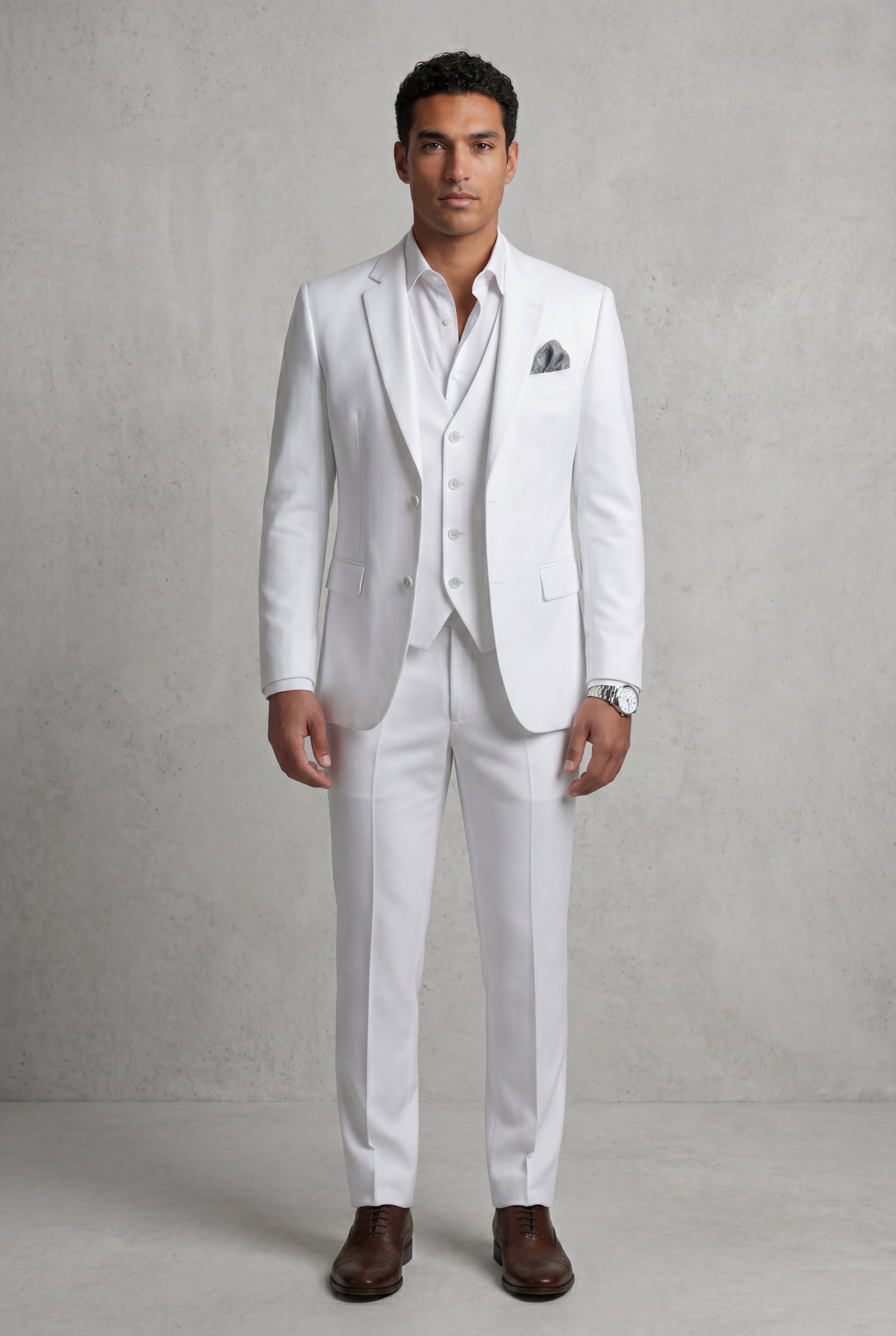 Liam | Notch Lapel Tailored Three-piece Suit