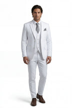 Liam | Notch Lapel Tailored Three-piece Suit