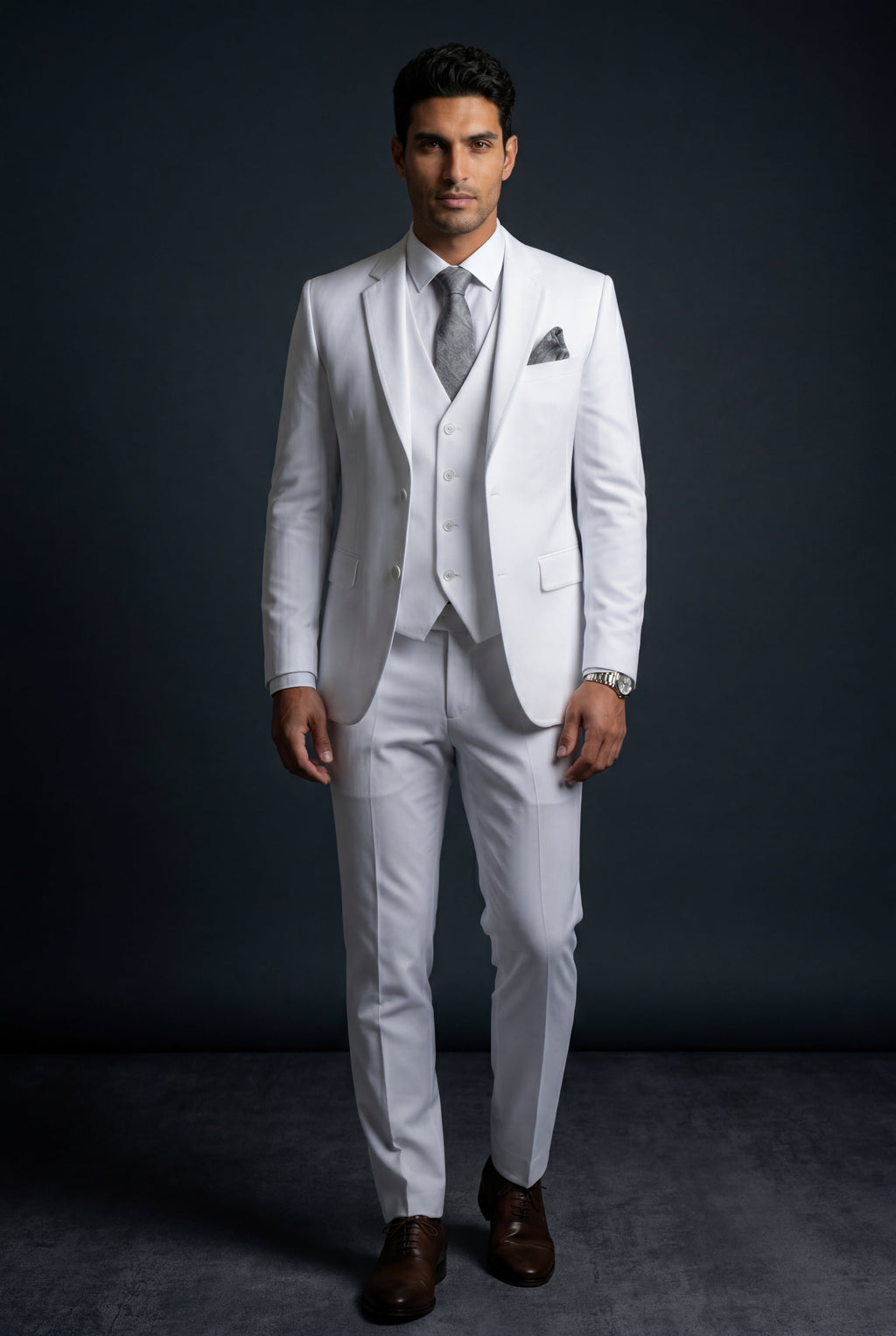Liam | Notch Lapel Tailored Three-piece Suit