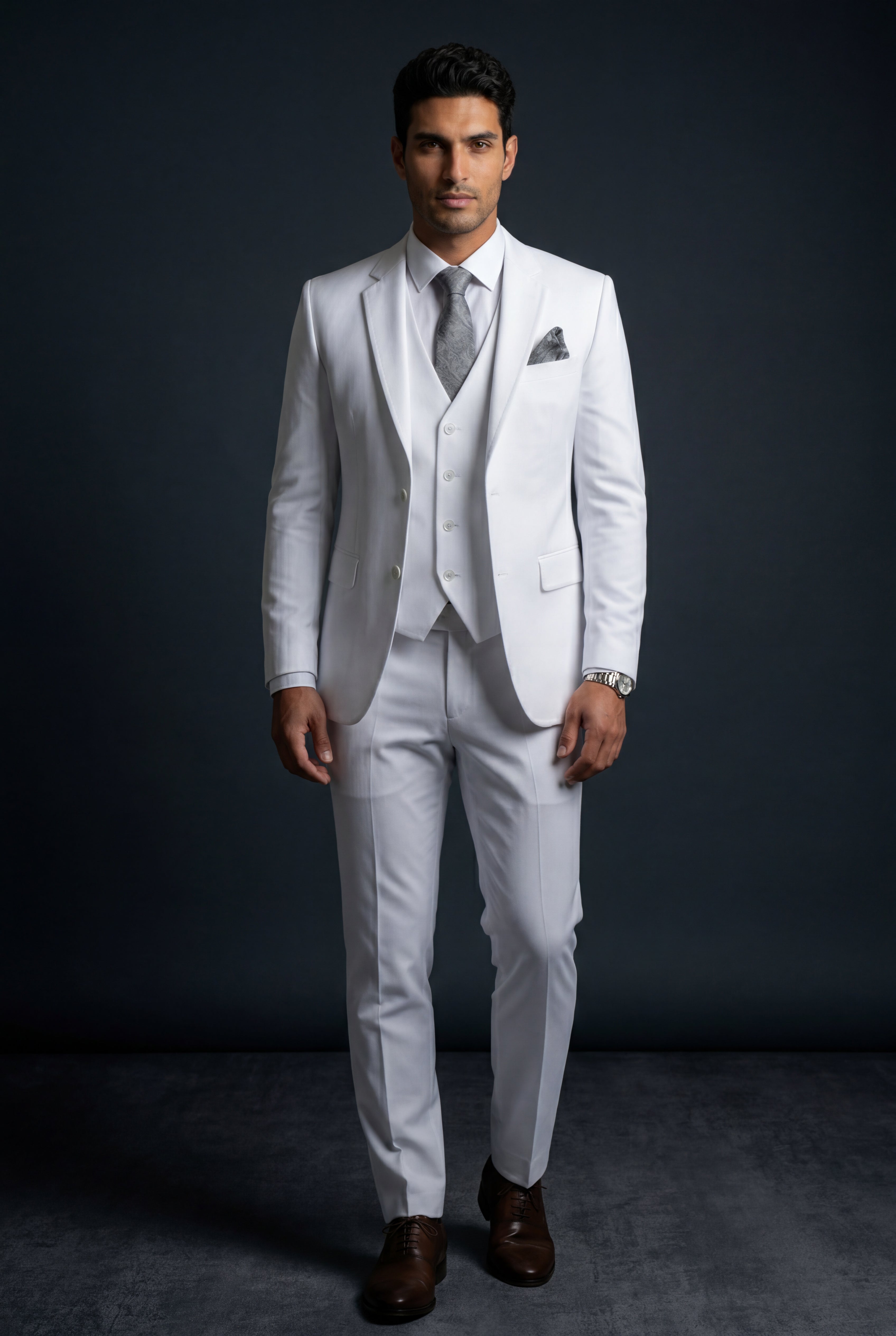 Liam | Notch Lapel Tailored Three-piece Suit