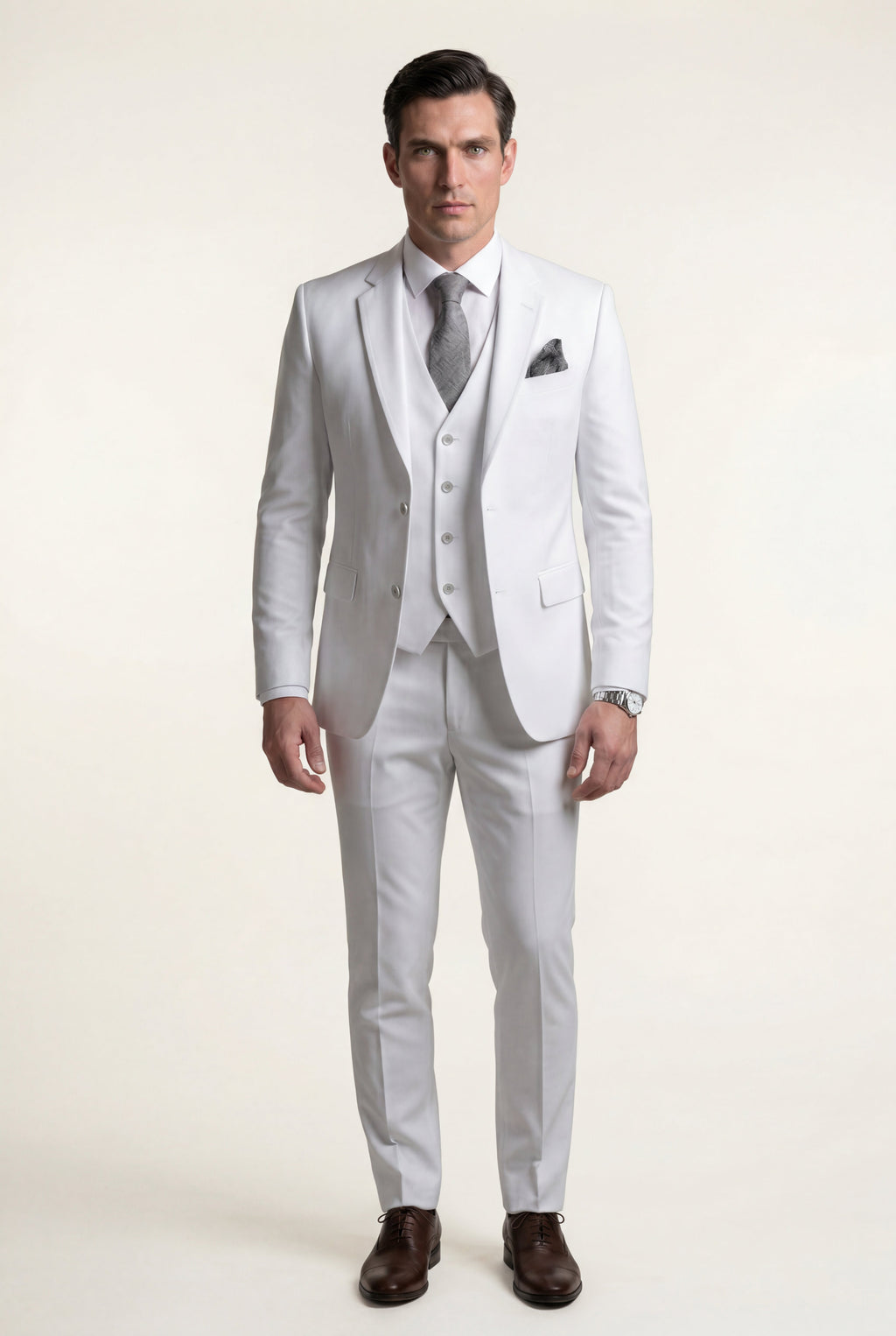 Liam | Notch Lapel Tailored Three-piece Suit