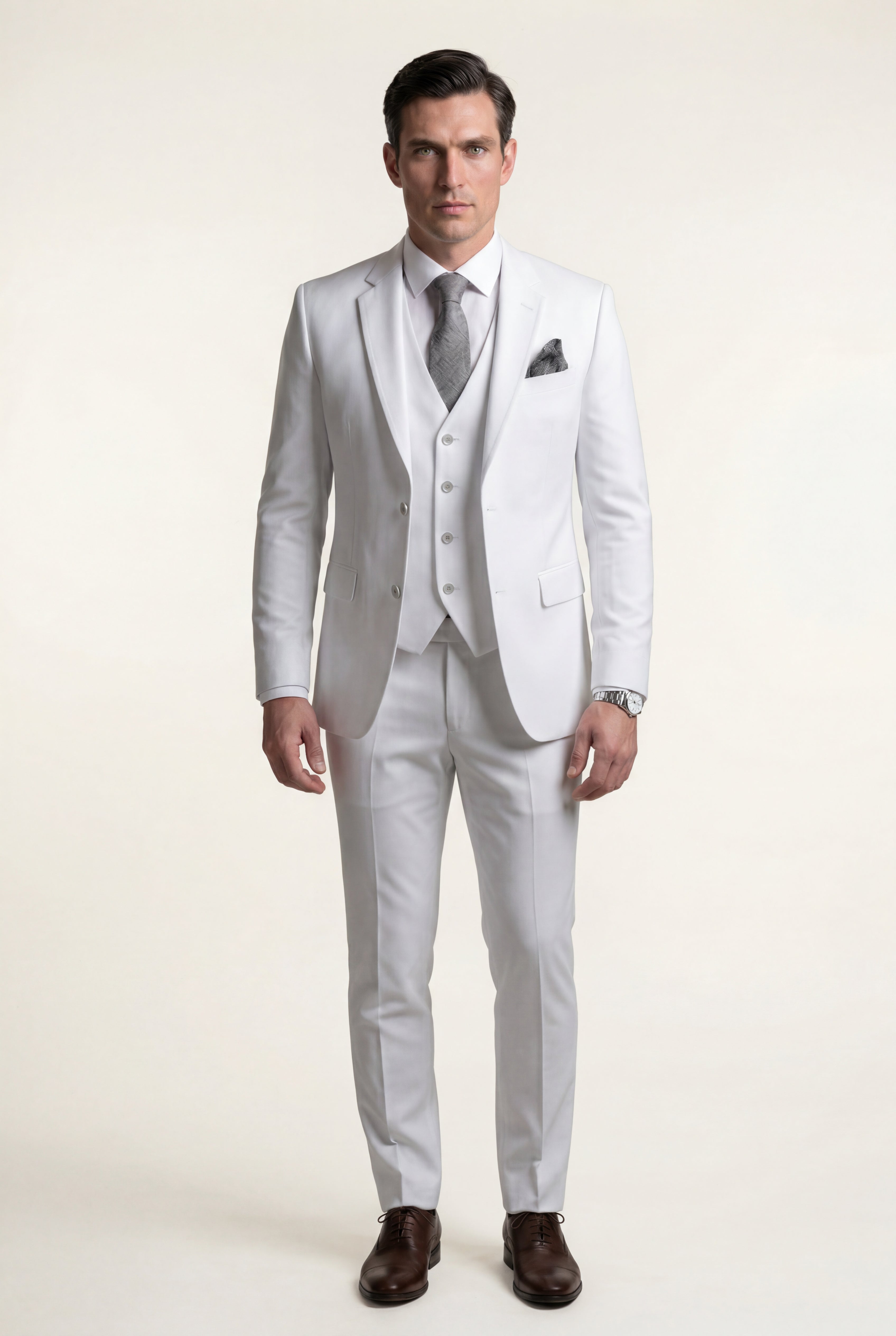 Liam | Notch Lapel Tailored Three-piece Suit