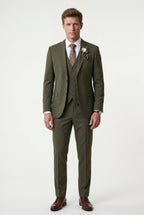 Liam | Notch Lapel Tailored Three-piece Suit