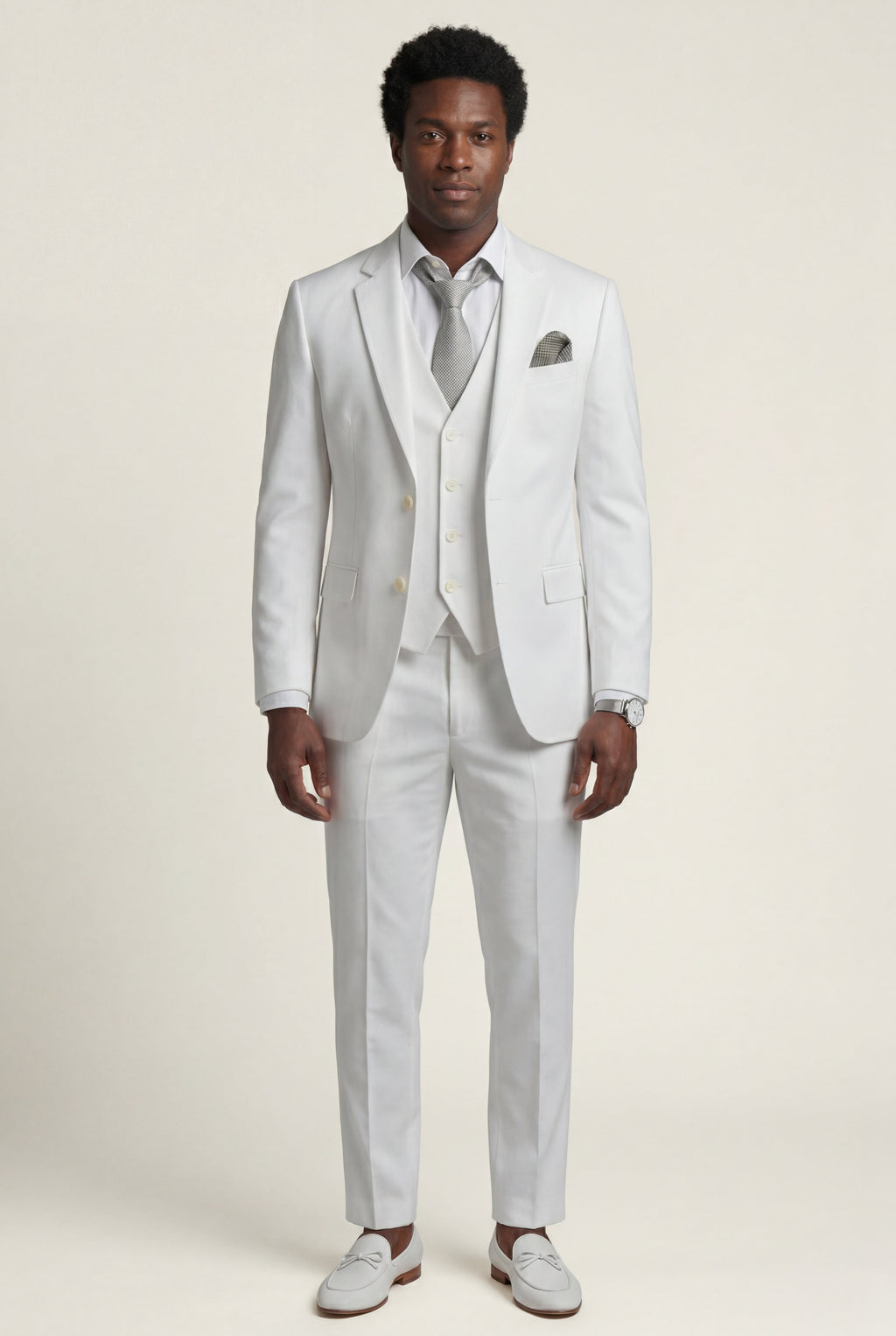 Liam | Notch Lapel Tailored Three-piece Suit
