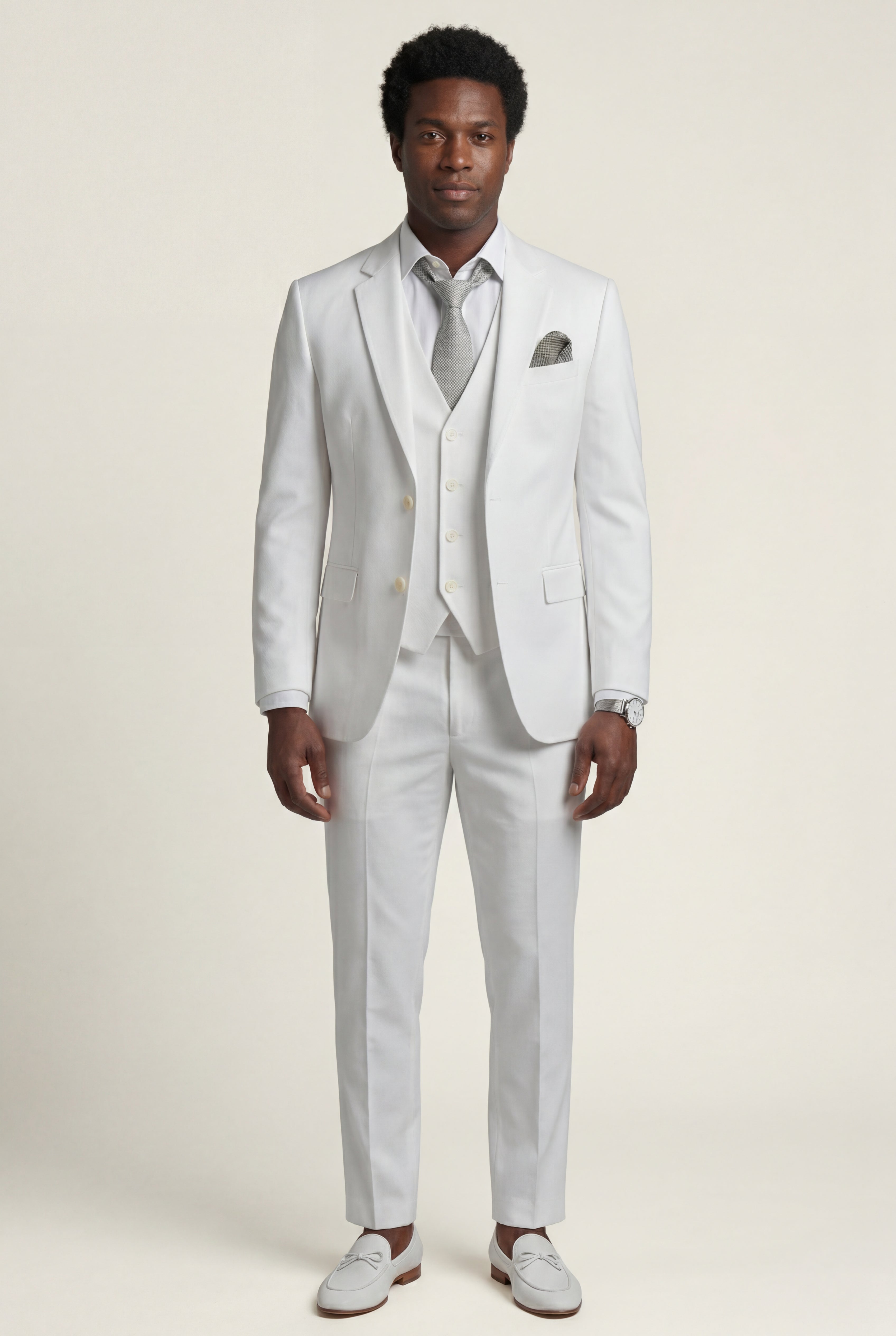 Liam | Notch Lapel Tailored Three-piece Suit