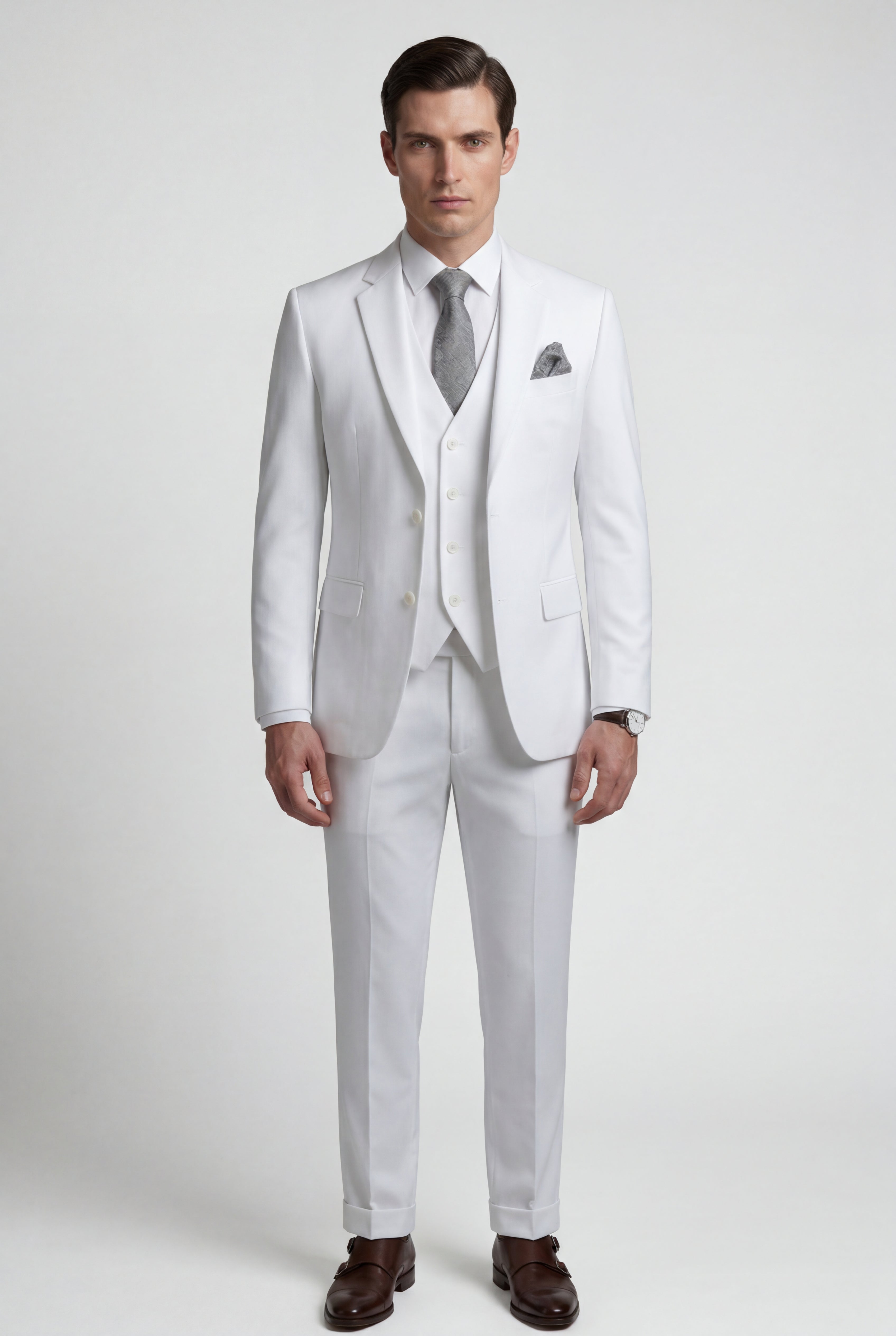 Liam | Notch Lapel Tailored Three-piece Suit