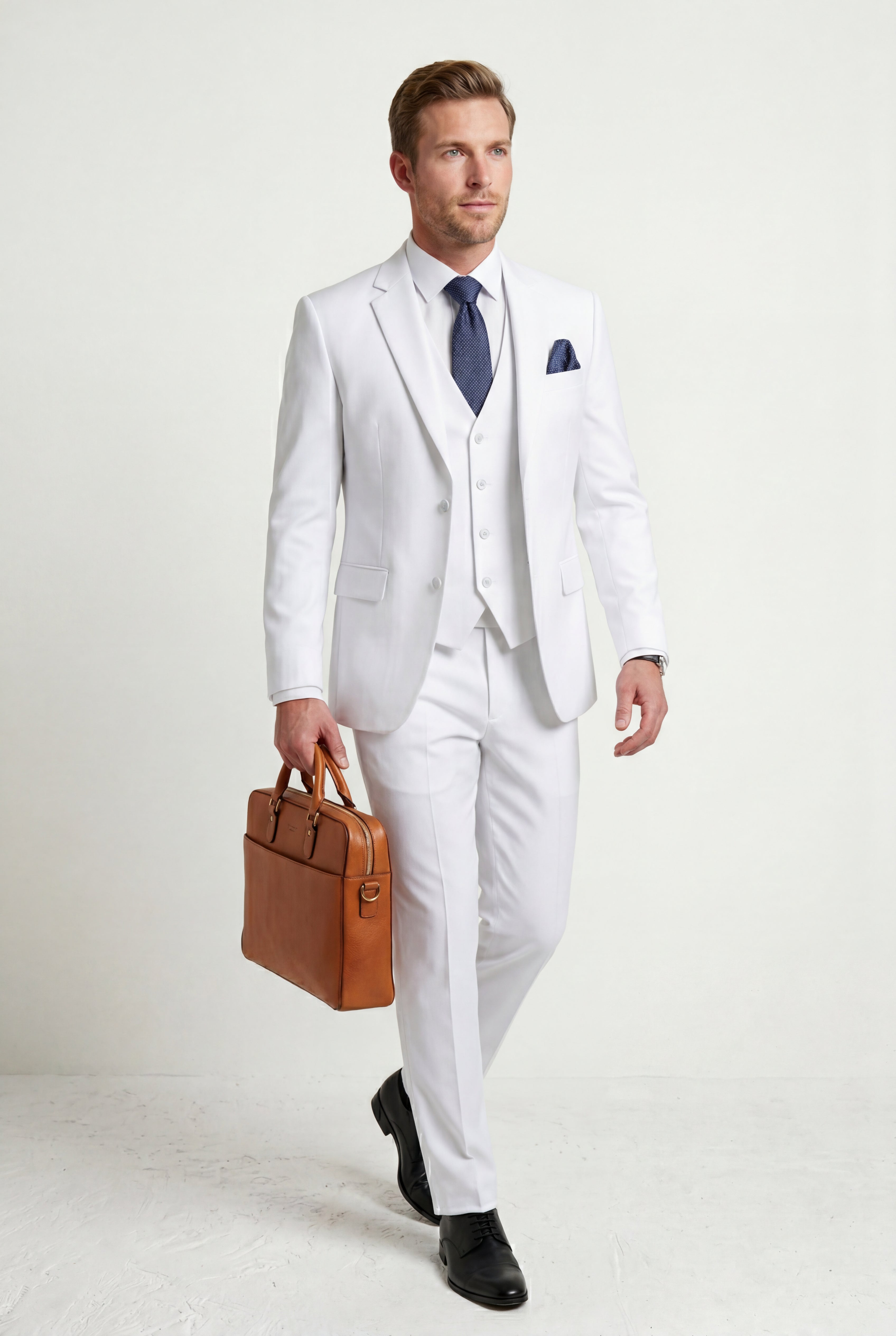 Liam | Notch Lapel Tailored Three-piece Suit