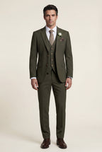 Liam | Notch Lapel Tailored Three-piece Suit