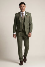 Liam | Notch Lapel Tailored Three-piece Suit