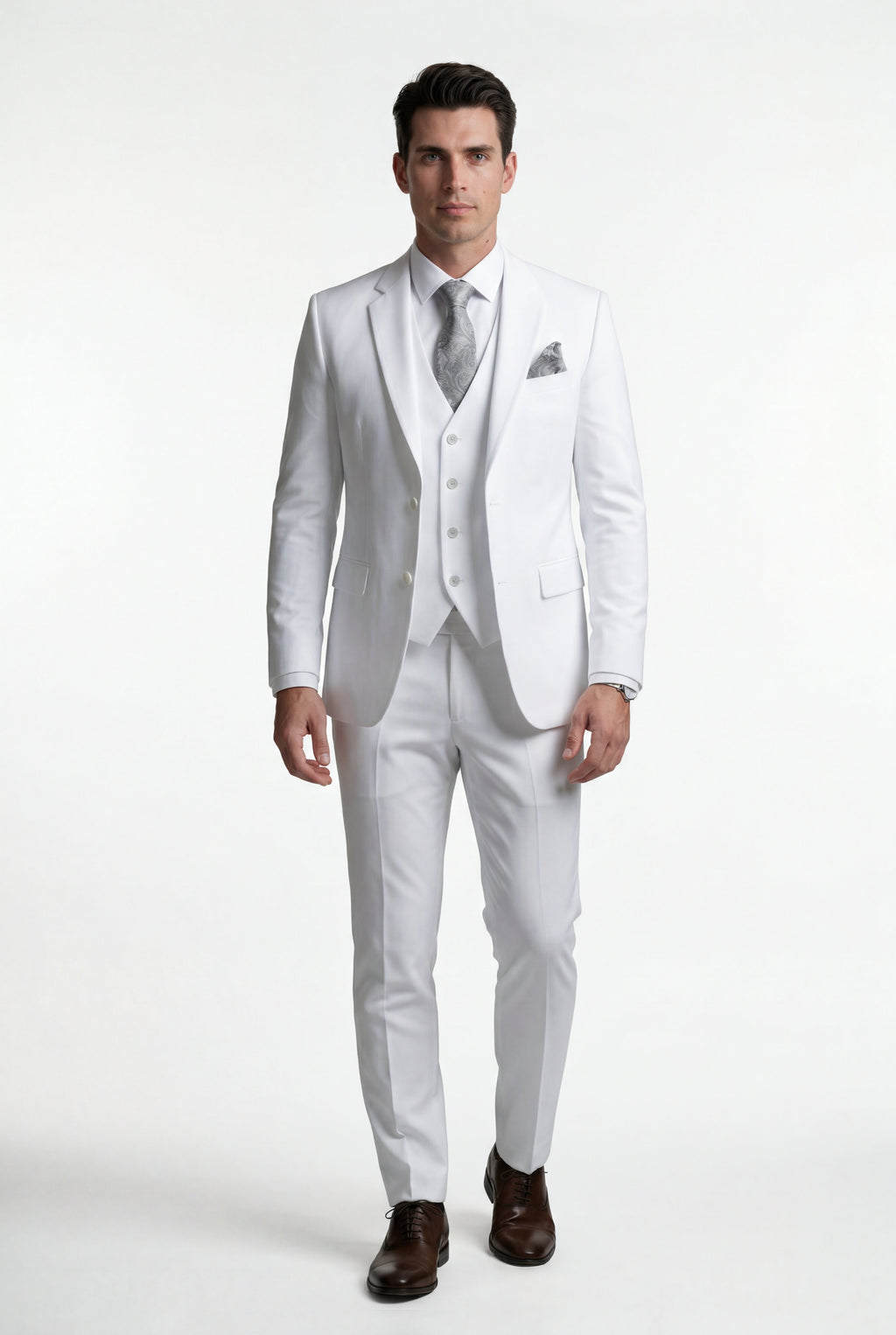 Liam | Notch Lapel Tailored Three-piece Suit