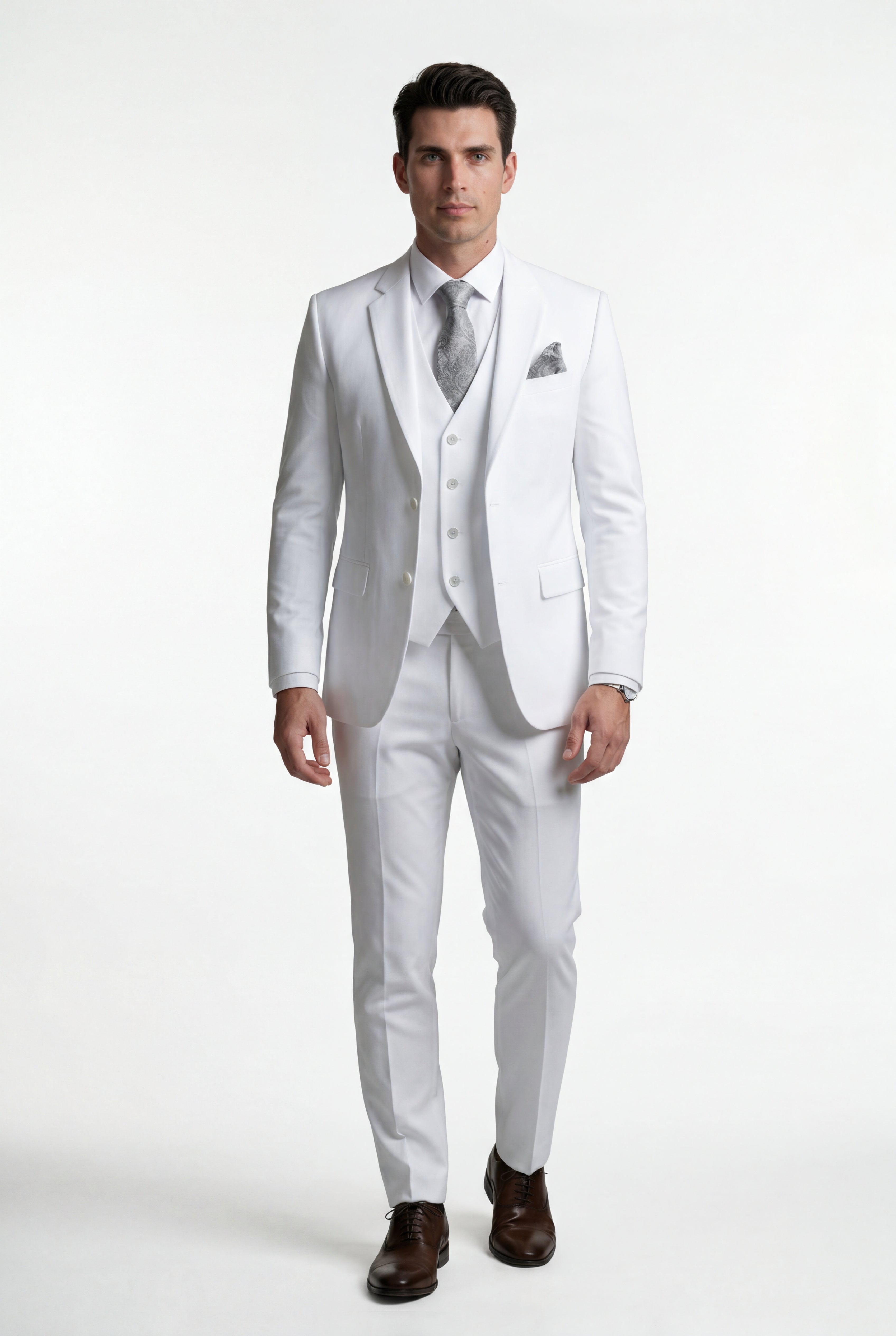 Liam | Notch Lapel Tailored Three-piece Suit