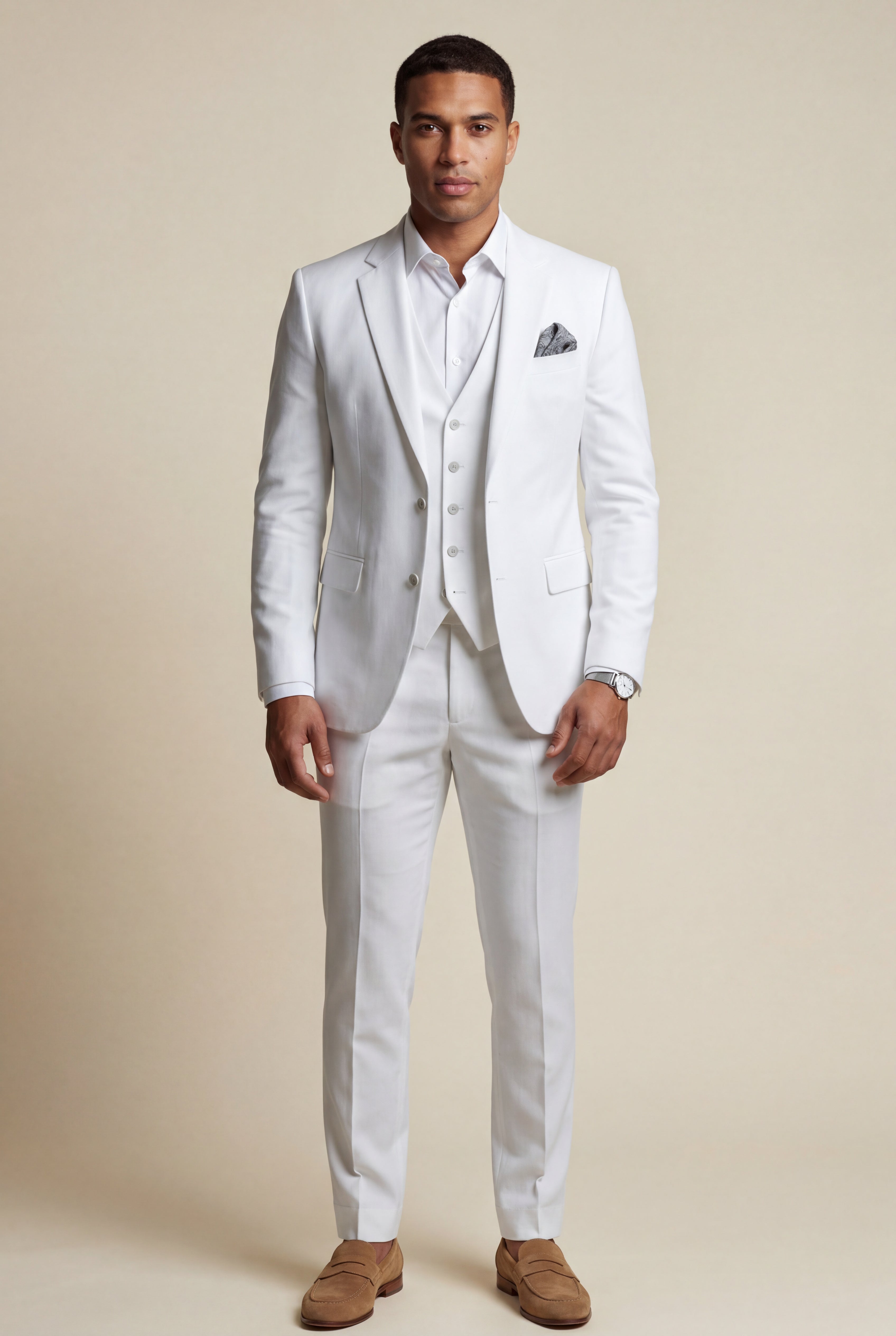 Liam | Notch Lapel Tailored Three-piece Suit