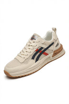 Gio | Retro Panel Lace-Up Sneakers with Chunky Sole