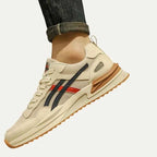 Gio | Retro Panel Lace-Up Sneakers with Chunky Sole