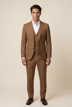 Liam | Slim Fit Three Piece Wedding Suit with Vest