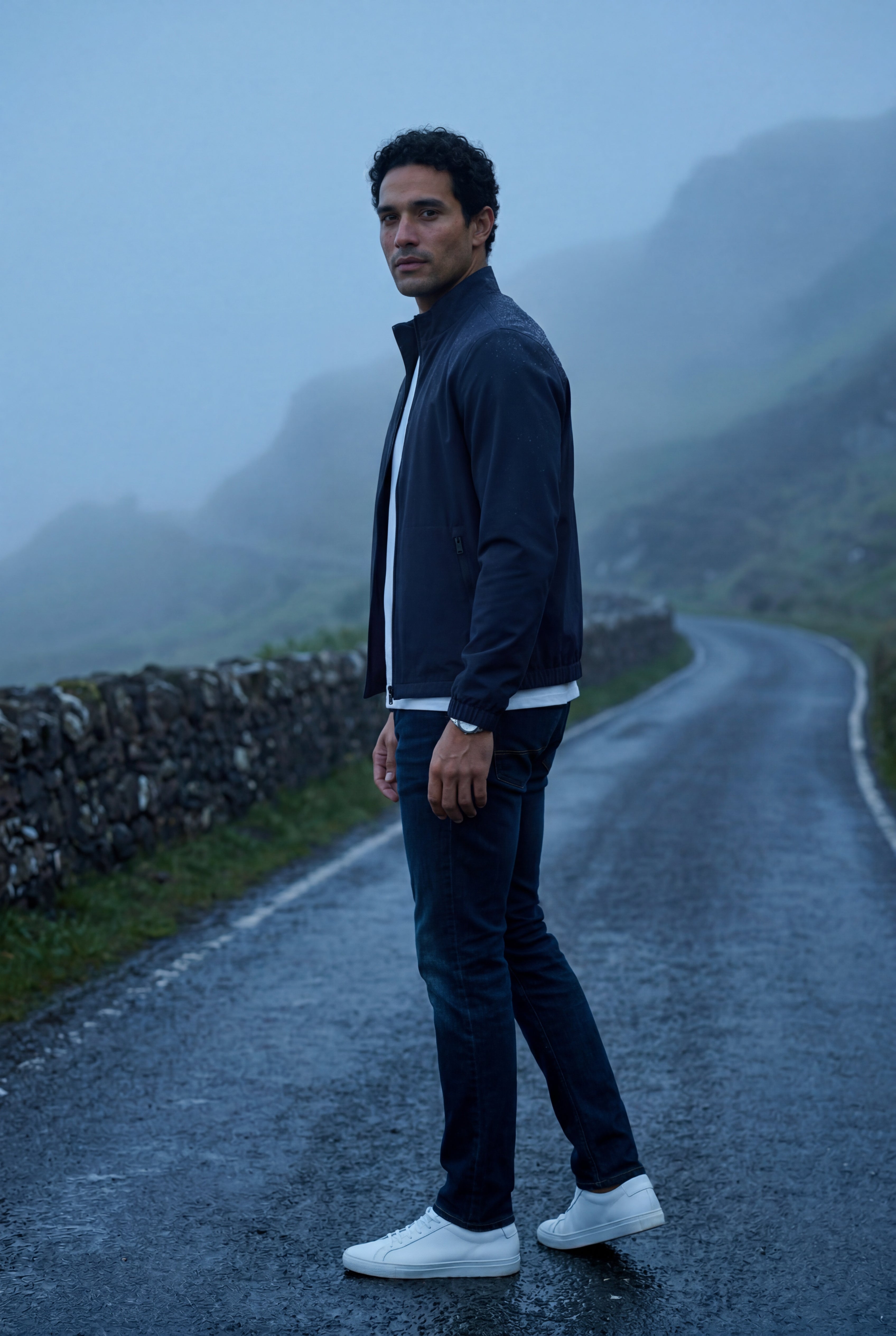 Liam | Slim Fit Zip-front Stand Collar Casual Jacket